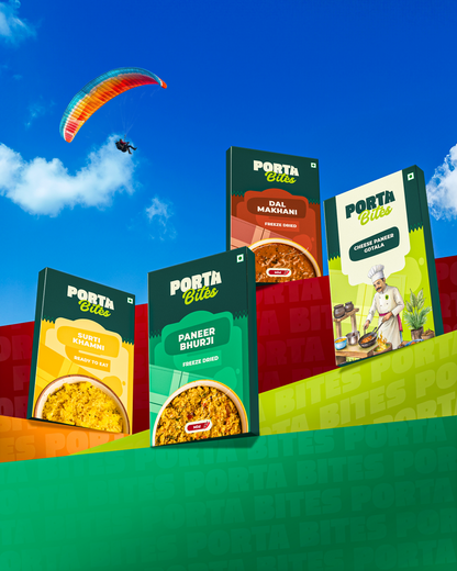 Bestseller Combo 2 - Cheese Paneer Gotala | Dal Makhani | Surti Khamni | Paneer Bhurji (1 Pack of Each)